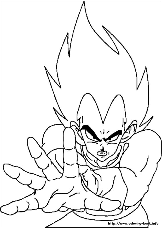 Dragon Ball Z coloring picture